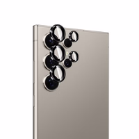 Puro Individual rūdīts stikls for the rear camera for Samsung Galaxy S26 Ultra - with melns frames