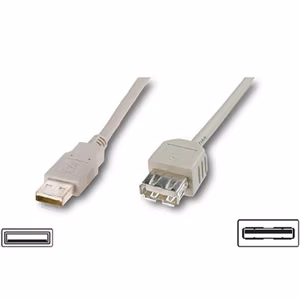 LogiLink CU0011 – USB 2.0 USB-A pagarinātāja kabelis, spraudnis–ligzda