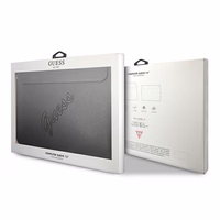 Guess Saffiano Script vāciņš 13" klēpjdatoram - melns
