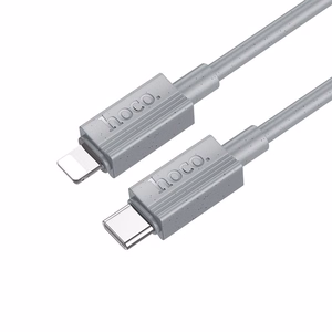 Cable USB C to Lightning Hoco PD 27W 1 m X107 gray