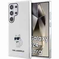 Karl Lagerfeld IML Choupette viedtālruņa apvalks Samsung Galaxy S24 Ultra - caurspīdīgs