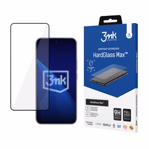 3mk HardGlass Max melns – tālruņa ekrāna aizsargs modelim Honor 400