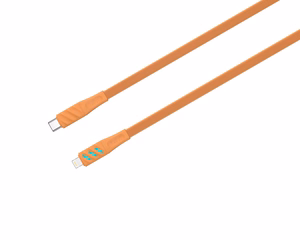 Havit CB6255 - USB uzlādes kabelis Type C uz Lightning, 1 m (oranžs)