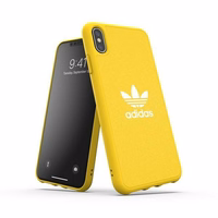 Adidas veidots apvalks auduma apvalks iPhone Xs Max - dzeltens