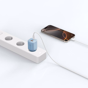 Tech-Protect NCM33W 2 portu PD33W/QC3.0 sienas lādētājs - zils
