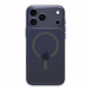 Spigen Ultra Hybrid Mag Чехол совместимый с MagSafe для iPhone 17 Pro Max прозрачный графит