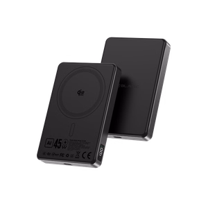 Blavec Power Bank 10000mAh BJ-05 Ultra Fast 16mm - Type C - Qi2.2 25W + PD 45W magnetic induction Magsafe 2 in 1 (PBBJ05-QI22MC10B) black aluminum (damaged packaging)
