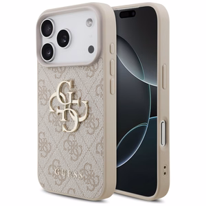 Guess 4G Lielā Logotipa Viedtālruņa apvalks iPhone 17 Pro - rozā
