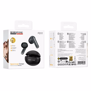 Borofone TWS Bluetooth Austiņas FQ12 Nice melnas