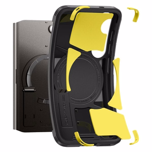 Spigen Tough Armor Magnētiskais viedtālruņa apvalks Samsung Galaxy S25 - melns