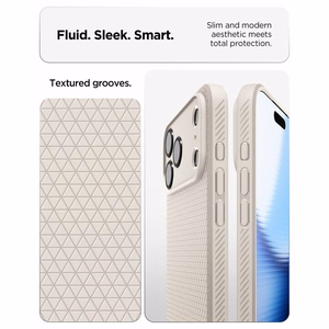 Spigen Liquid Air maciņš iPhone 17 Pro / 18 Pro, titāna krāsā