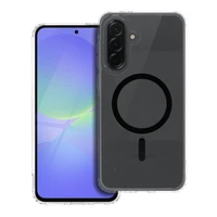 Viedtālruņa apvalks Drop Glue krāsains gredzenveida Magnētiskais vāciņš ar MagSafe, piemērots SAMSUNG A36, melns