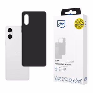 3mk Matēts apvalks Sony Xperia 10 VI - melns
