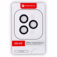 Forcell Premium Camera Lens Tempered Glass - iPhone 12 Pro sudraba