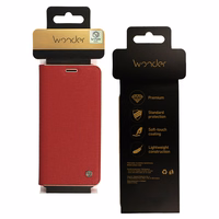 Wonder Frame viedtālruņa apvalks Xiaomi Redmi 14C sarkans