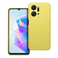 Silikona viedtālruņa apvalks 2mm HONOR X7A citrondzeltens