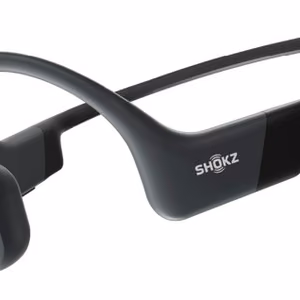 SHOKZ OpenRun austiņu komplekts bezvadu kakla lencis sportam Bluetooth melns