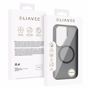 Liavec Soft Maciņš Metal Frame for Samsung Galaxy S26 Ultra pelēks