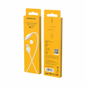 USB cable Borofone BX19 USB-A to Lightning 1.0m white