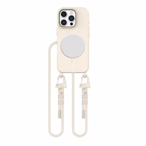Tech-Protect MagNecklace MagSafe apvalks iPhone 16 Pro Max - bēšs