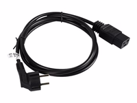 Lanberg C19 barošanas kabelis 1.8m melns