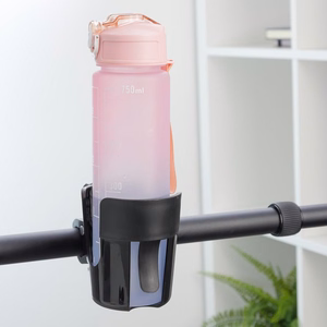 Bottle cage with bracket FSCGE-105 black