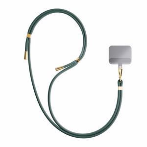3mk EasyClip tālruņa aukliņa, tumši zaļa (zelta krāsas furnitūra)