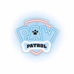 Piekarināms Paw Patrol LED neona gaismeklis uz organiskā stikla – logotips OW-130146