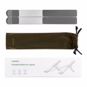 Salokāms klēpjdatora statīvs Ugreen LP451 sudraba krāsā
