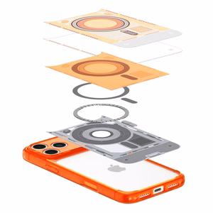 Spigen Ultra Hybrid MagSafe maciņš iPhone 18 Pro / 17 Pro, oranžs