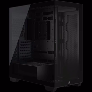 Corsair Midi Tower 3500X LXR LINK TG melns