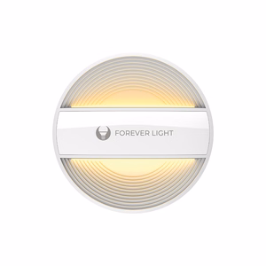 LED Night Lampa round PURE FLC-20 ALMA PIR balts 500mAh Forever Light