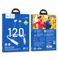 HOCO bezvadu austiņas bluetooth kakla pakaramais ES62 pelēkas