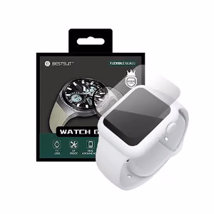 Ekrāna aizsargstikls Bestsuit Flexible Hybrid Glass 5D priekš Samsung Galaxy Watch 4 Classic 42mm