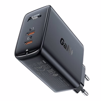 Acefast A29 PD50W GaN (USB-C + USB-C) divu portu lādētājs melns