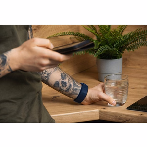 FORCELL F-DESIGN FS05 siksniņa SAMSUNG pulkstenim 22 mm melna