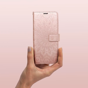 MEZZO viedtālruņa apvalks SAMSUNG A15 4G / A15 5G mandala rozā zelts