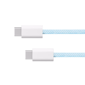 Krüger&Matz Basic USB-C–USB-C kabelis, 100 W, 1,5 m, zils