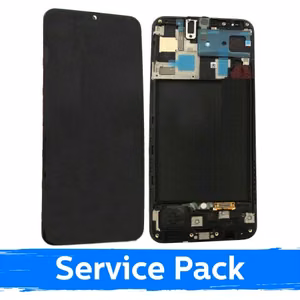 Samsung Galaxy S26 (S942) LCD ekrāns ar rāmi, melns (servisa iepakojums)