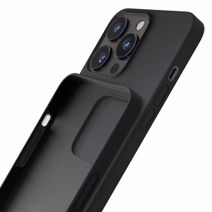 iPhone 13 Pro Max sērija 3mk Silicone Case - melns
