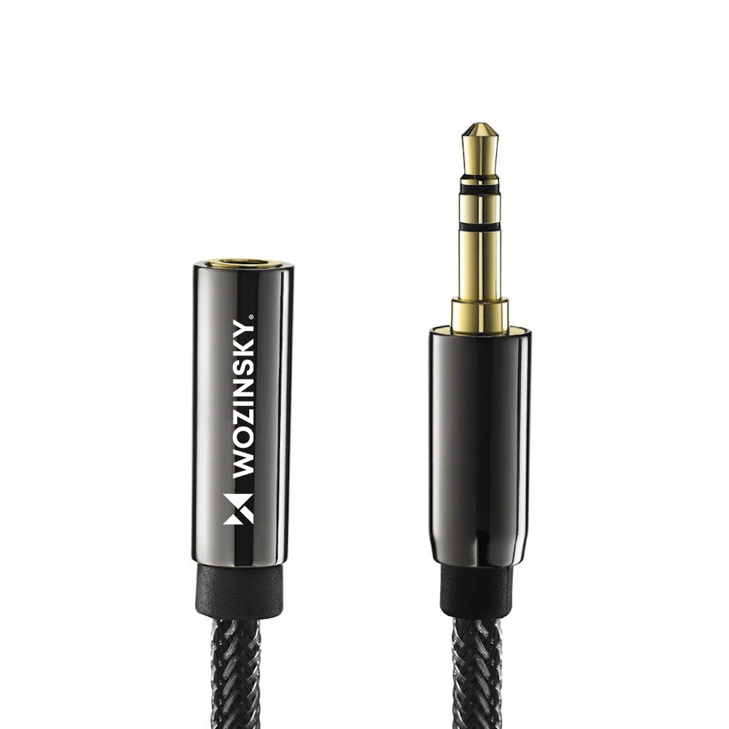 Wozinsky AUX mini jack pagarinātājs tuvplānā