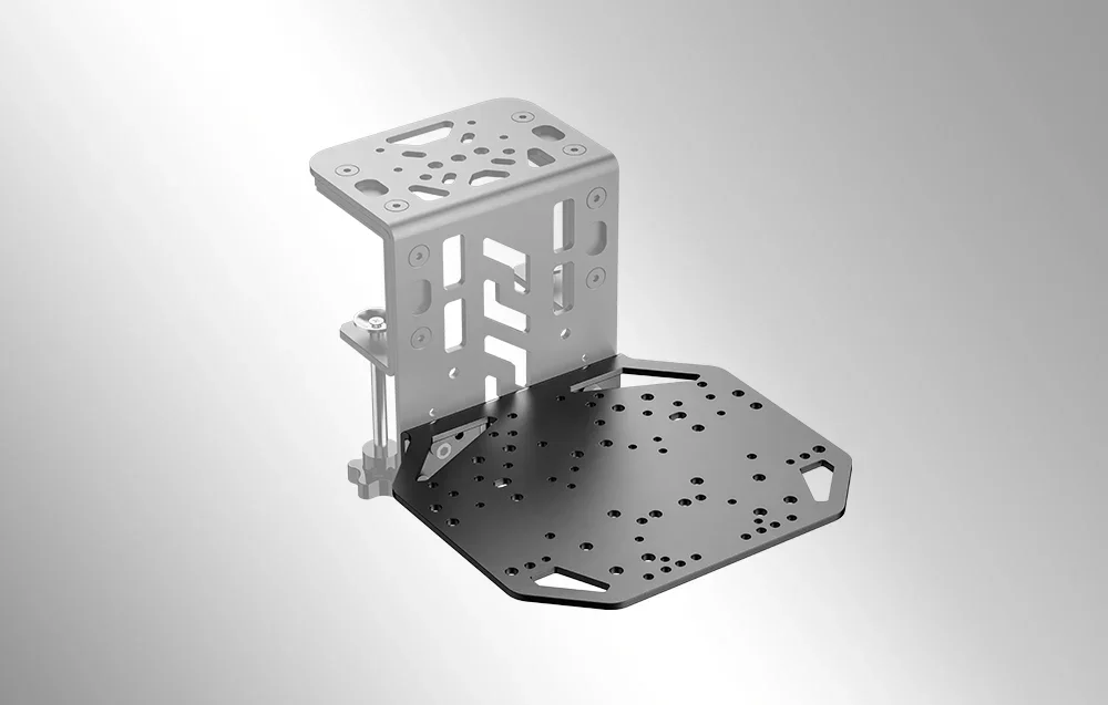 Mozo RS089 mounting plate on gray background