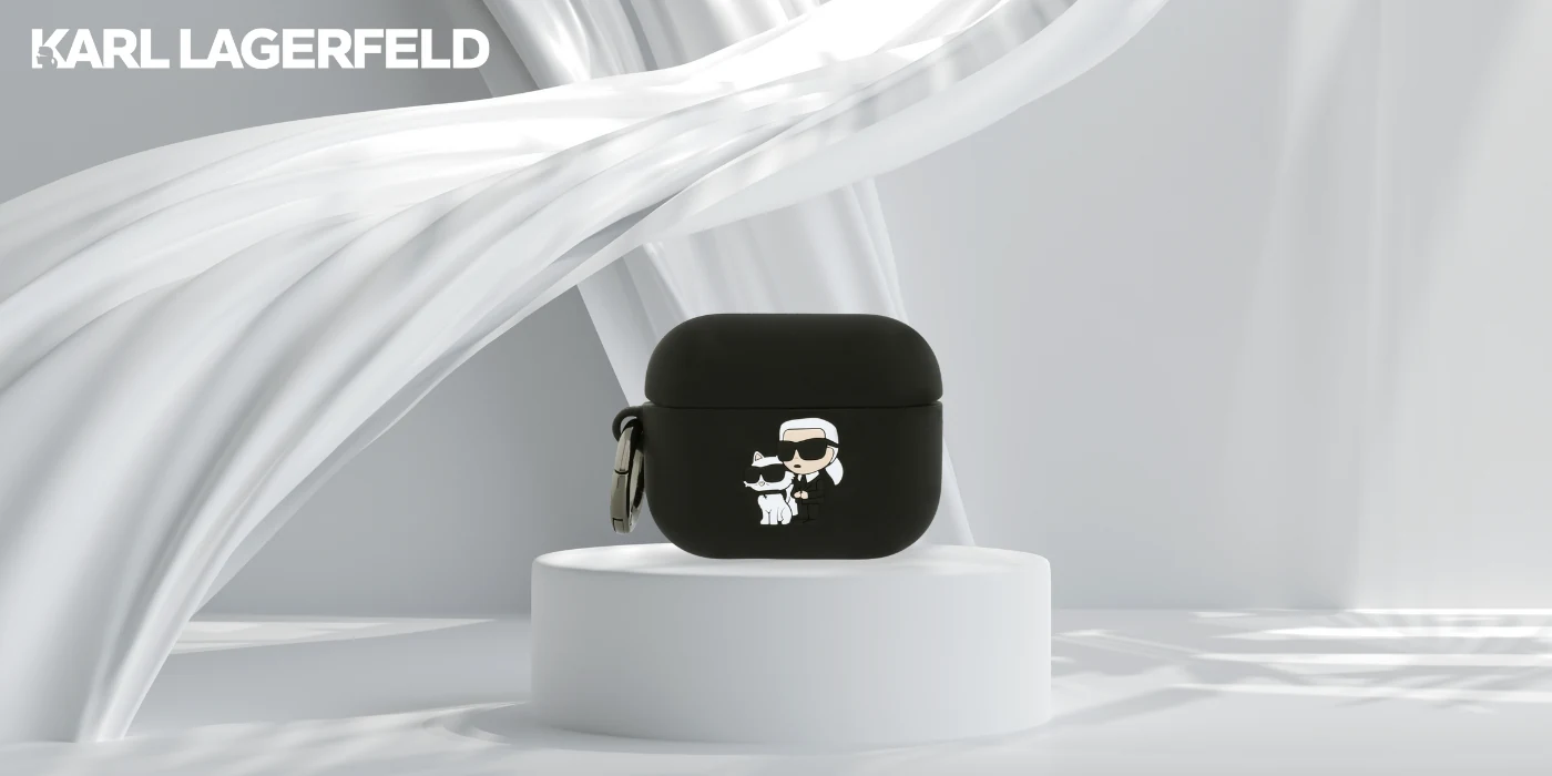 Karl Lagerfeld Karla un Choupette maciņš AirPods Pro 3