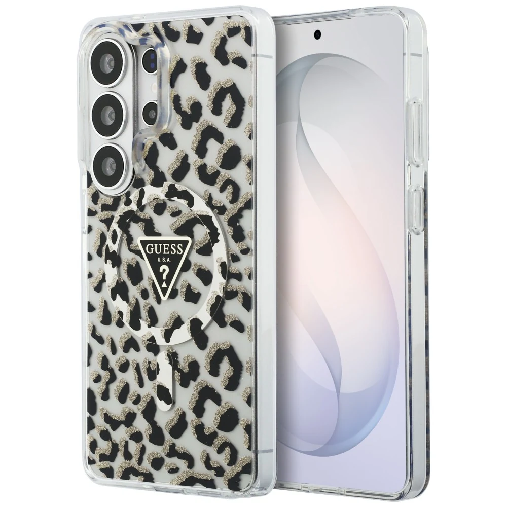 Guess leoparda raksta maciņš uz Samsung Galaxy S26 Ultra