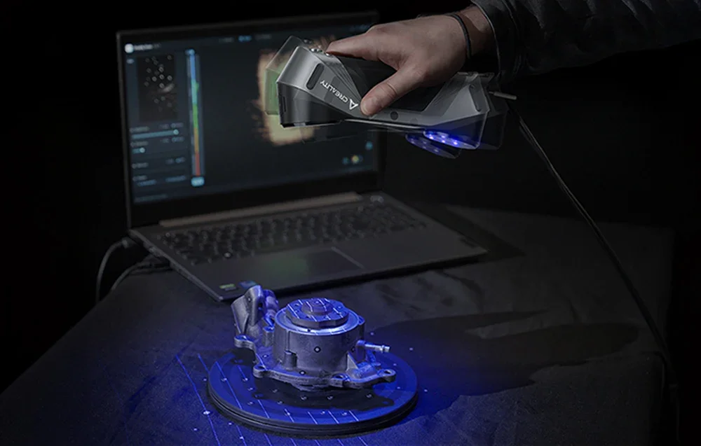 CR-Scan Raptor stabilas skenēšanas un vadības funkcijas