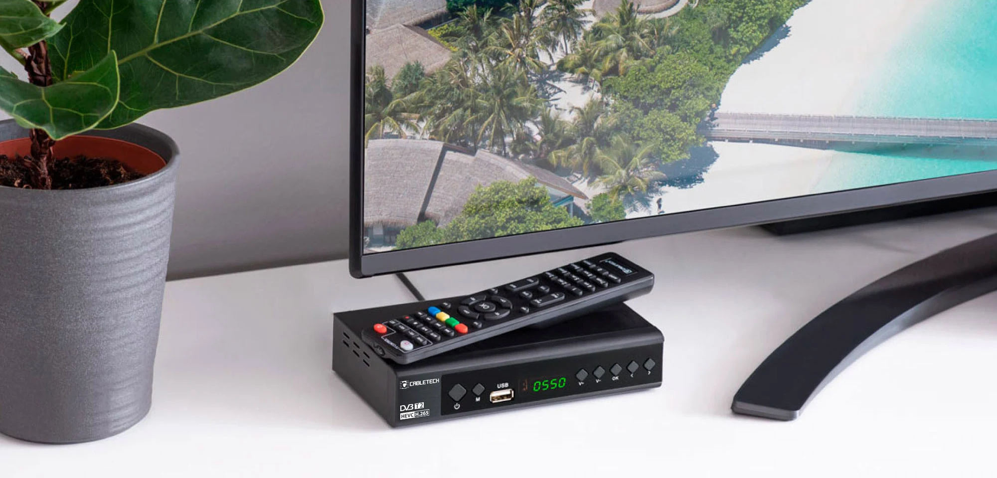 Televīzijas uztvērējs Cabletech URZ0336C