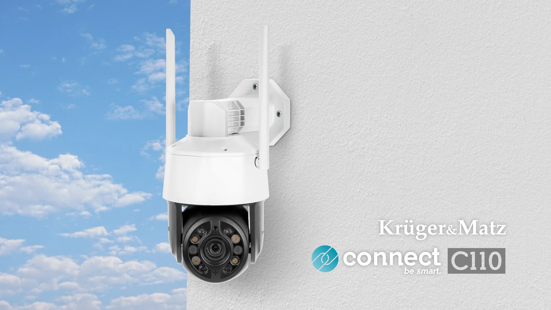 Krüger&Matz Connect C110 āra Wi-Fi kamera