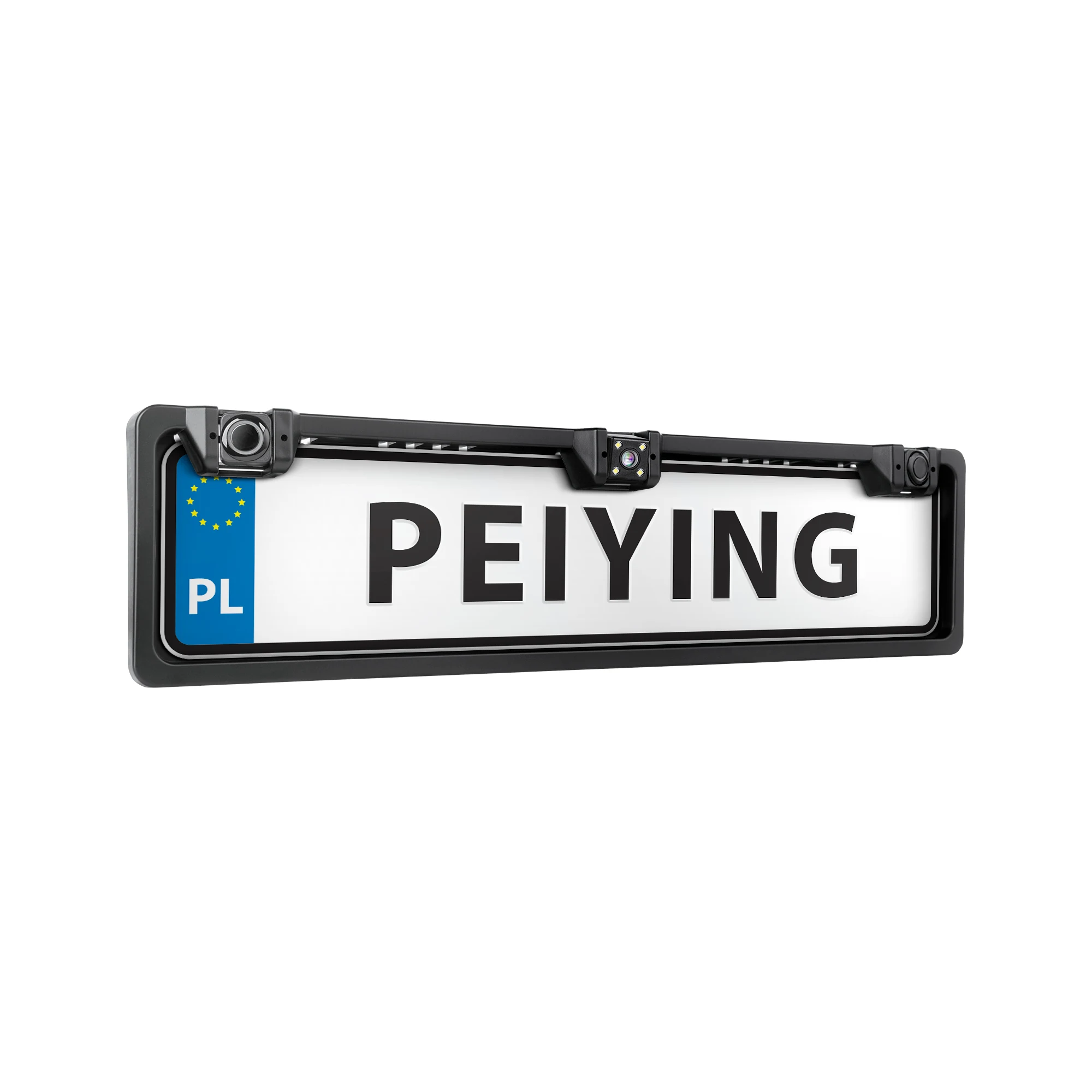 Peiying numura zīmes rāmis ar iebūvētu atpakaļskata kameru