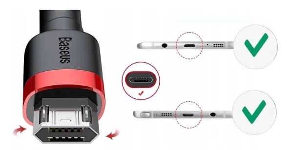 Baseus Cafule Micro USB kabelis