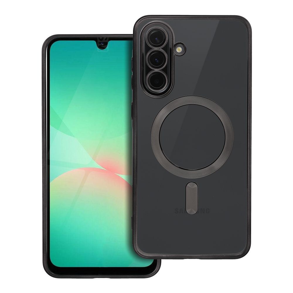 ELECTRO MAG COVER viedtālruņa apvalks saderīgs ar Magnētisko MagSafe SAMSUNG A56 melna